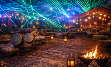SOIREE EZZAHRA SOUSSE LAZER SHOW